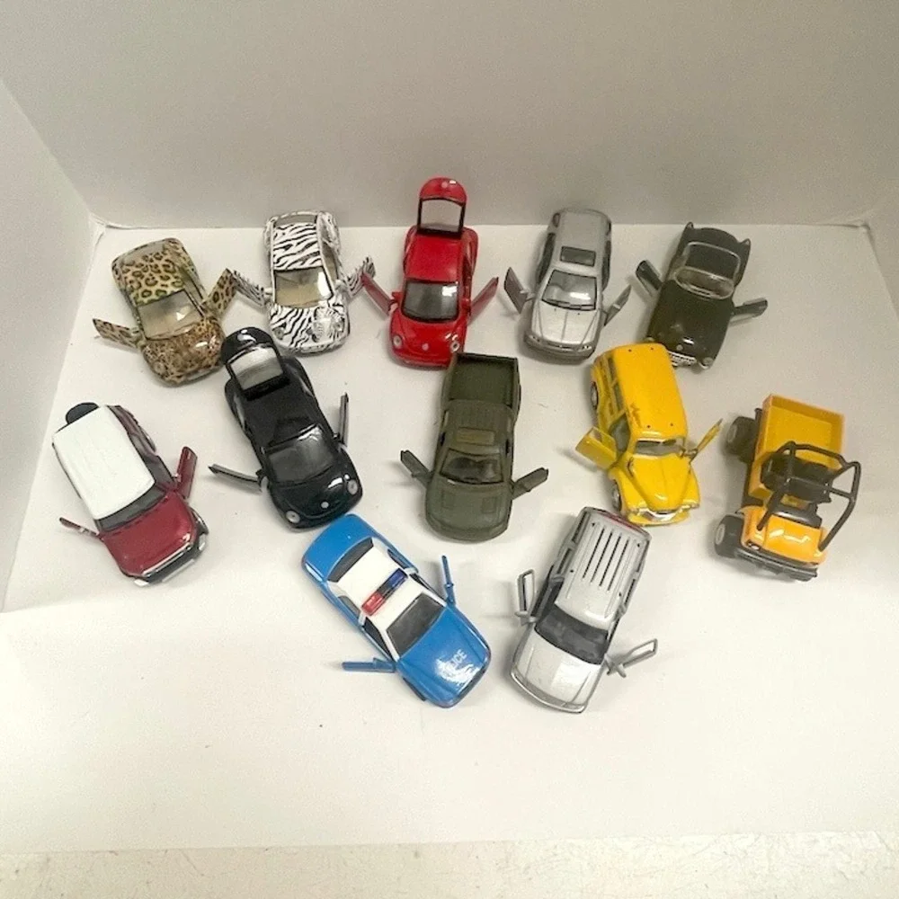 12 Vintage To Modern 4 to 5 Inch Die Cast Vehicles 2002-2011